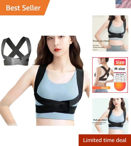 Ergonomic black posture - black,