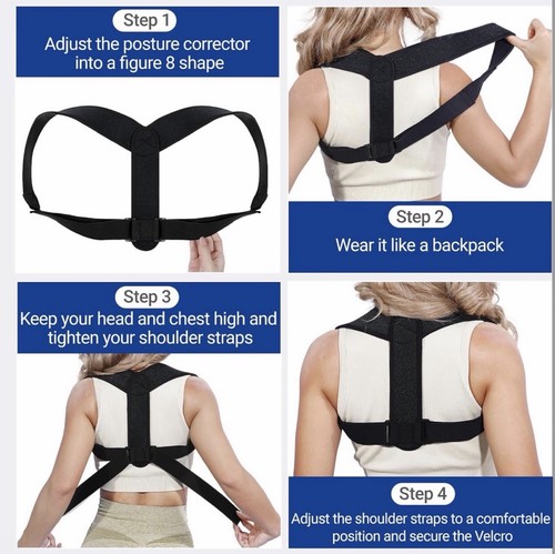 Black posture corrector - 🖤,