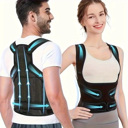 Back brace posture corrector - back,