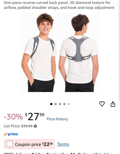 Adjustable back posture - adjustable,